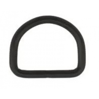 D-ring 20 mm zwart
